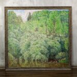 CТАРИННАЯ КАРТИНА «ПОДМОСКОВНАЯ ВЕСНА. МАЙ»