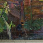 СТАРИННАЯ КАРТИНА «ВЕСЕННЯЯ СВАДЬБА» — изображение 3